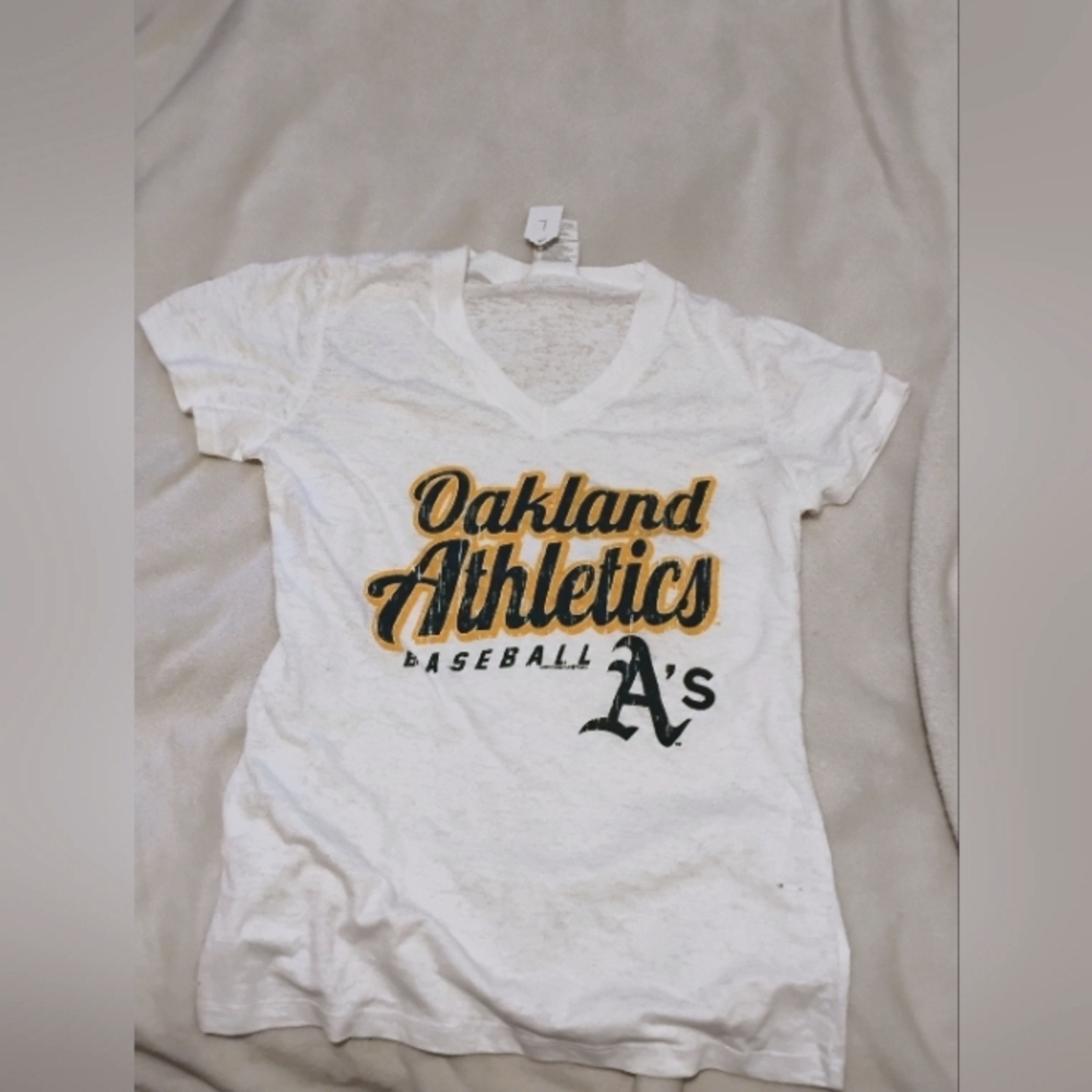 Oakland Athletics White T-Shirt